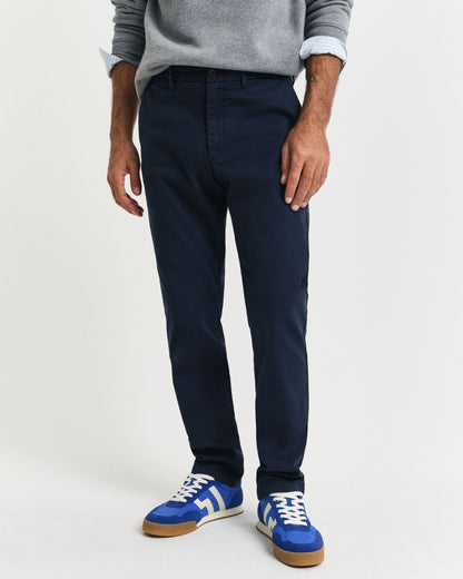 Slim Fit Dobby Structured Chinos