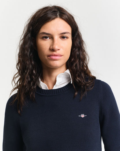 Classic Cotton Crew Neck Sweater