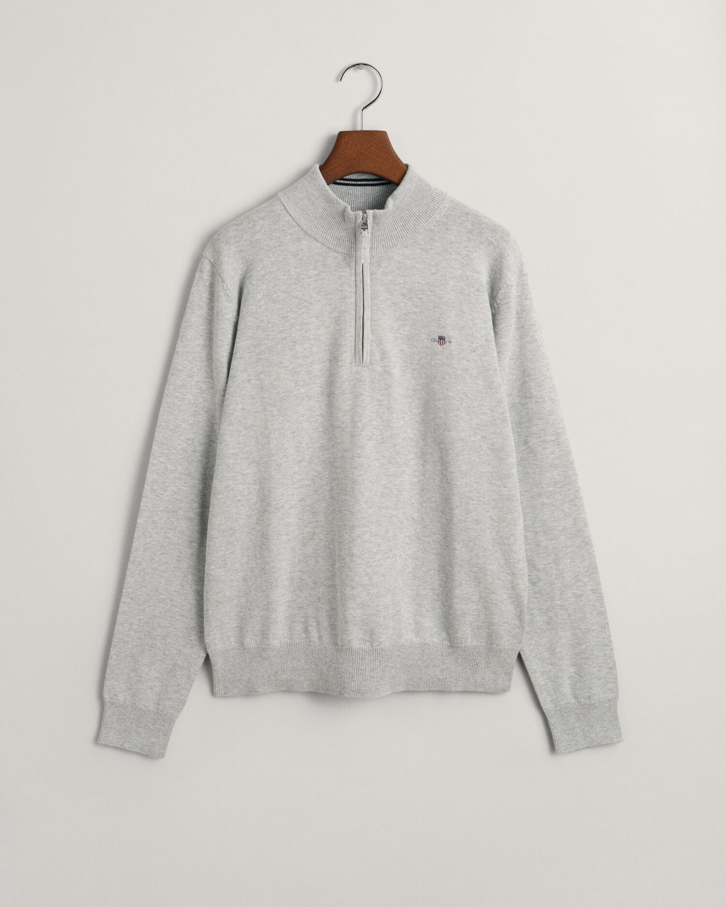 Teens Shield Cotton Half-Zip Sweater
