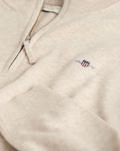 Teens Shield Cotton Half-Zip Sweater