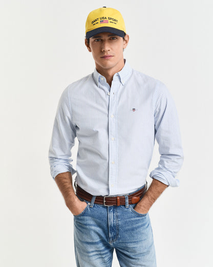 Slim Fit Banker Stripe Classic Oxford Shirt