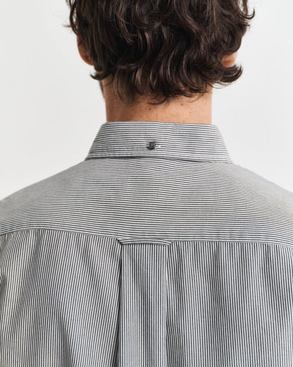 Regular Fit Classic Banker Stripe Poplin Shirt