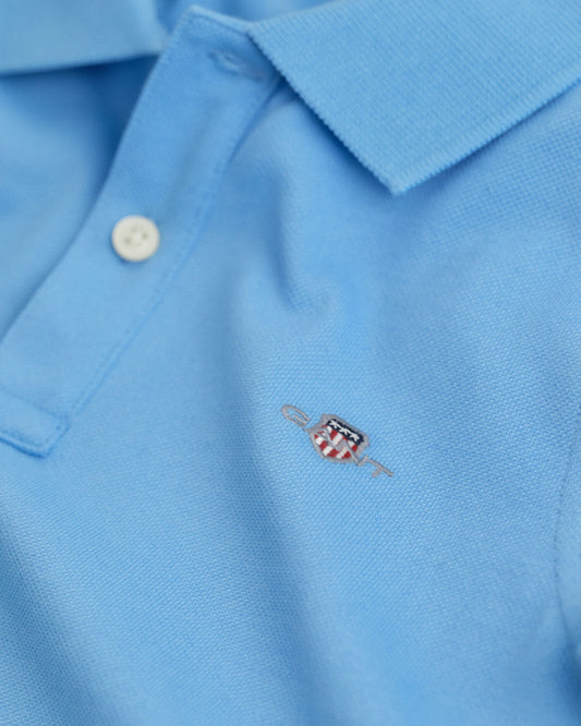Kids Shield Piqué Polo Shirt
