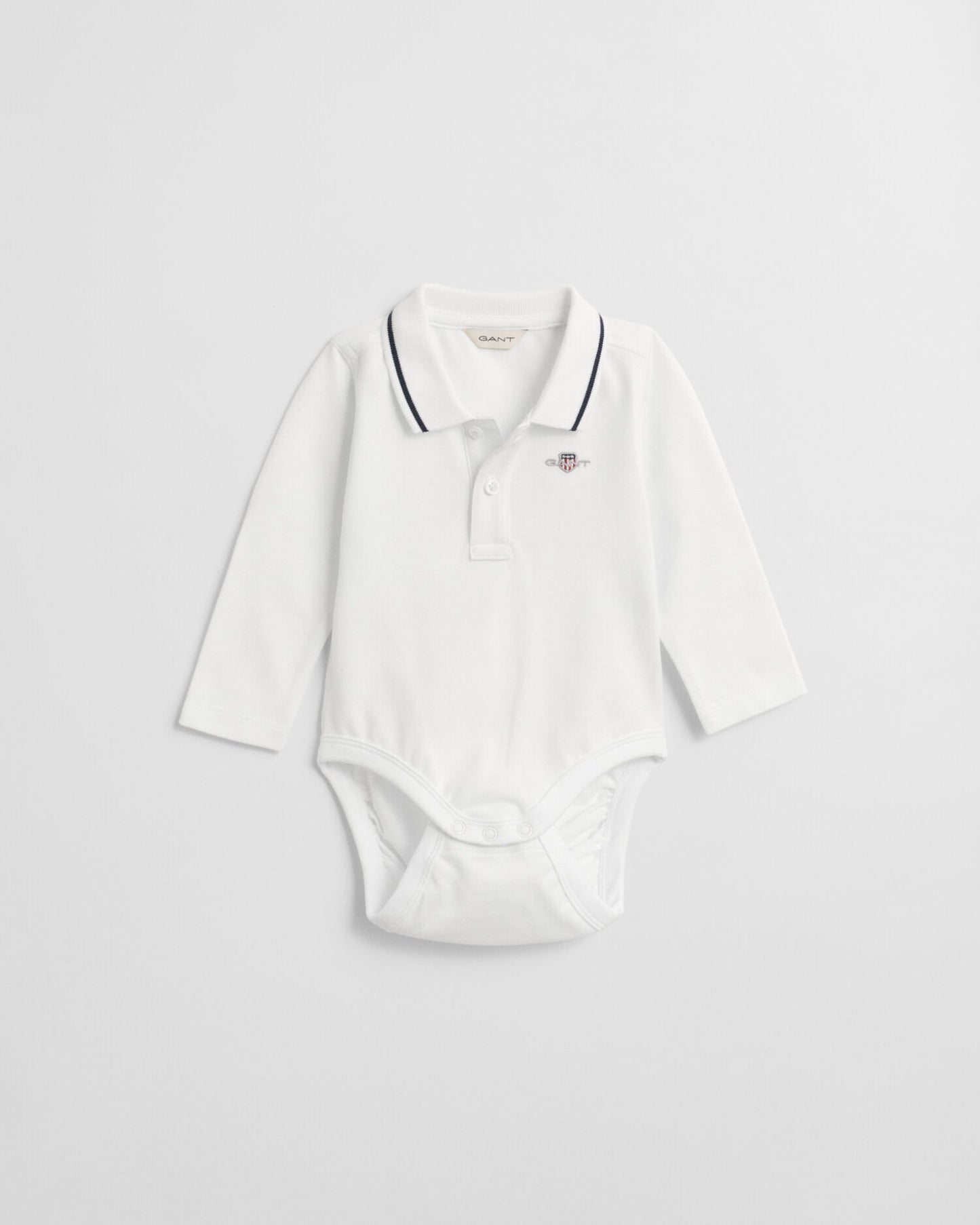 Baby Shield Piqué Long Sleeve Bodysuit