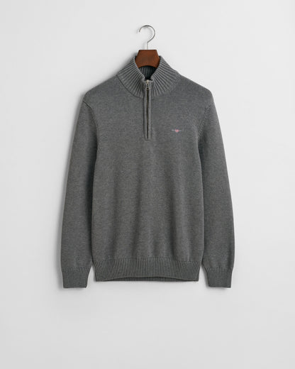 Casual Cotton Half-Zip Sweater