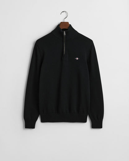 Casual Cotton Half-Zip Sweater