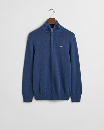 Casual Cotton Half-Zip Sweater