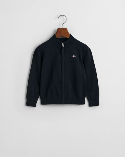 Kids Shield Cotton Zip Cardigan