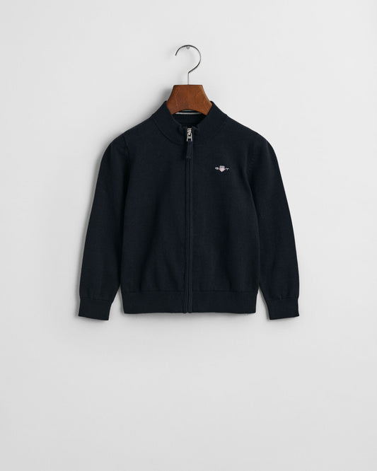 Kids Shield Cotton Zip Cardigan