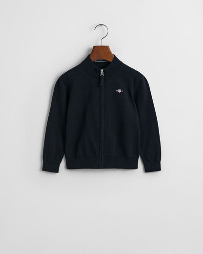 Kids Shield Cotton Zip Cardigan