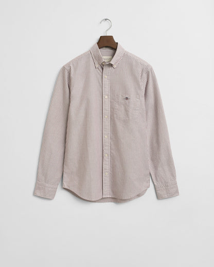 Regular Fit Banker Stripe Classic Oxford Shirt