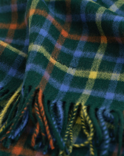 Checked Wool Scarf