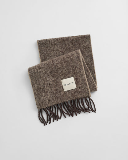 Mohair Alpaca Herringbone Scarf