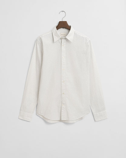 Regular Fit Micro Print Shirt