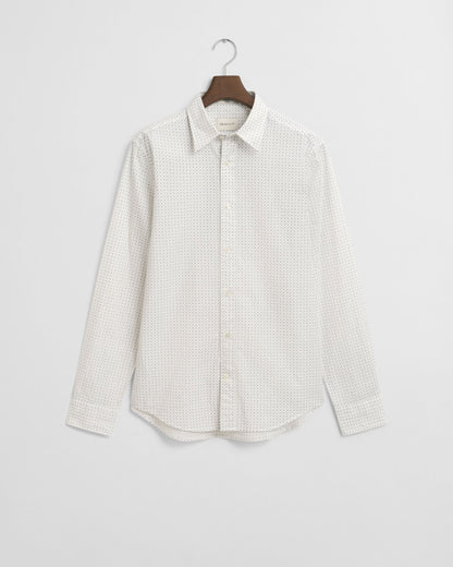 Regular Fit Micro Print Shirt