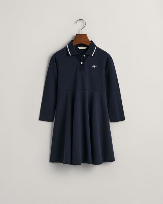 Girls Piqué Spin Dress