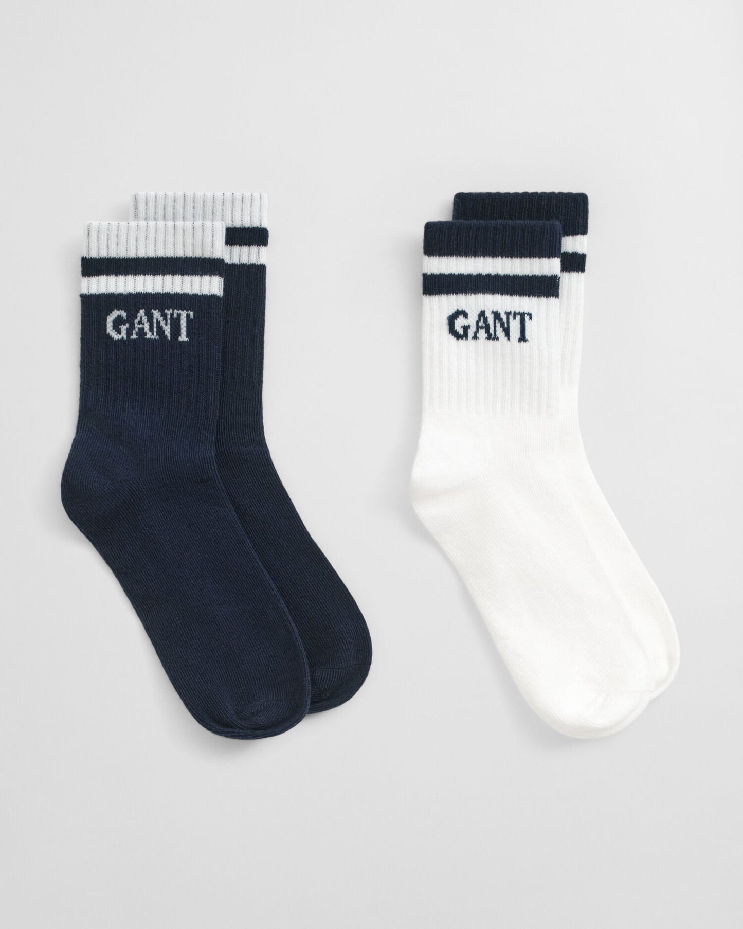 Kids 2-Pack Striped Sport Socks