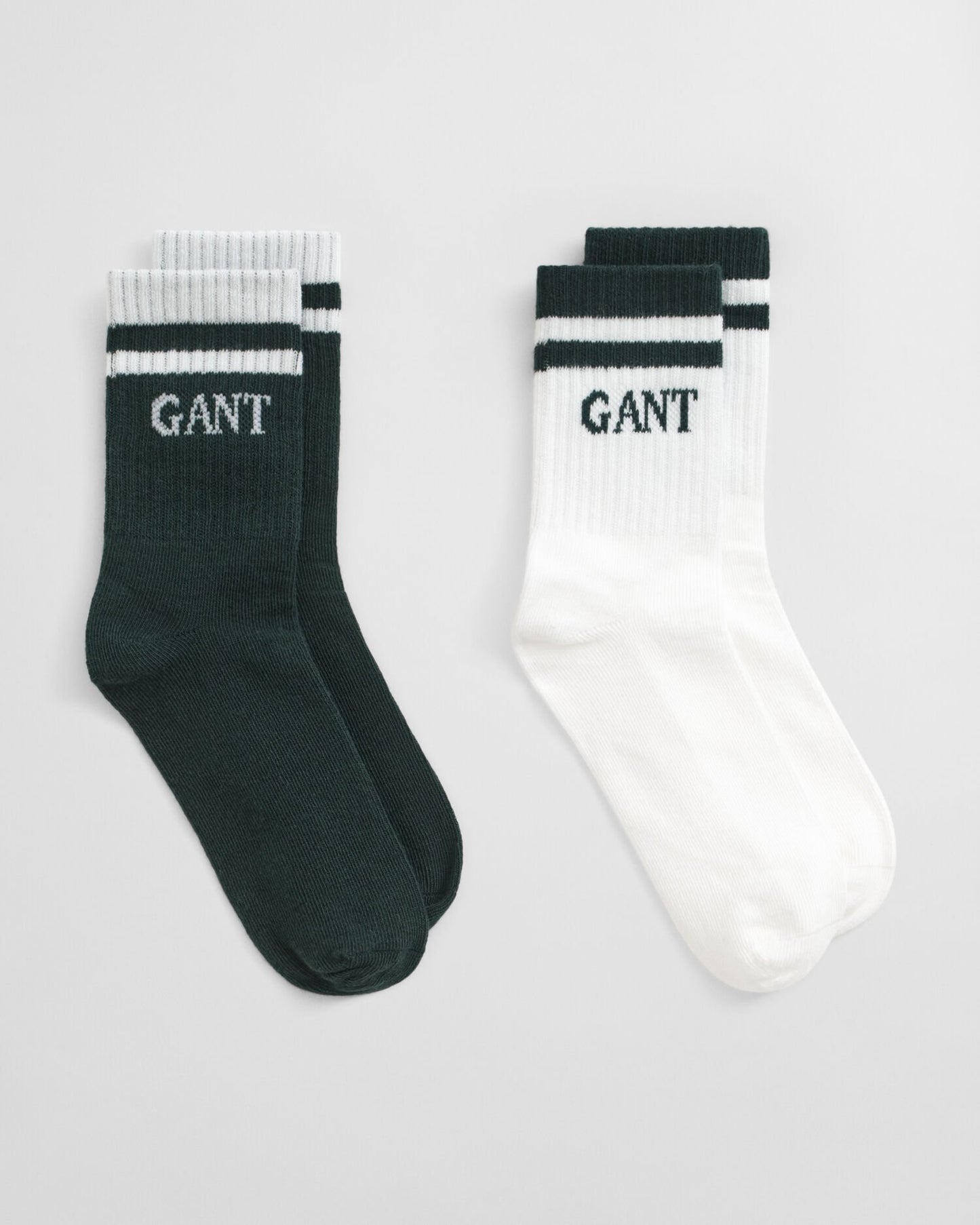 Kids 2-Pack Striped Sport Socks