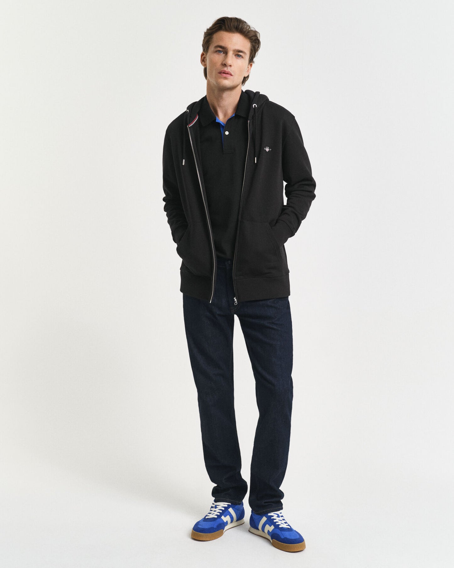 Contrast Piqué Polo Shirt
