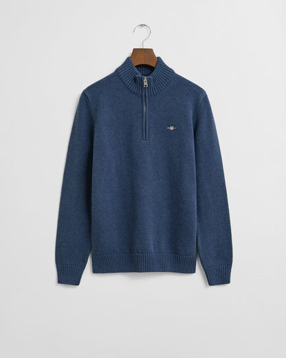 Teens Casual Cotton Half-Zip Sweater