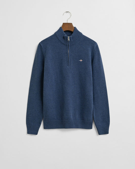 Teens Casual Cotton Half-Zip Sweater