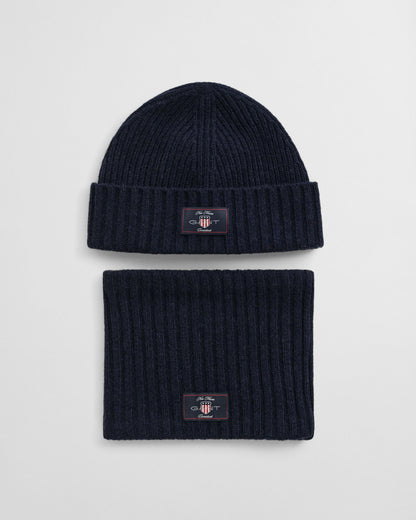 Kids Wool Blend Beanie & Snood Gift Set