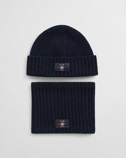 Kids Wool Blend Beanie & Snood Gift Set