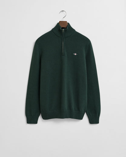 Casual Cotton Half-Zip Sweater