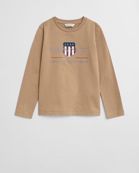 Kids Archive Shield Long Sleeve T-Shirt