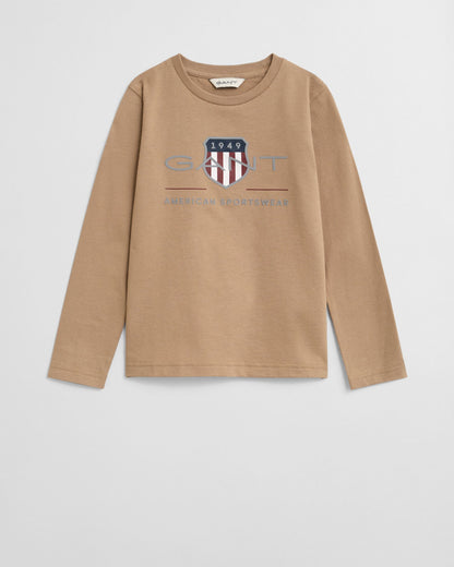 Kids Archive Shield Long Sleeve T-Shirt