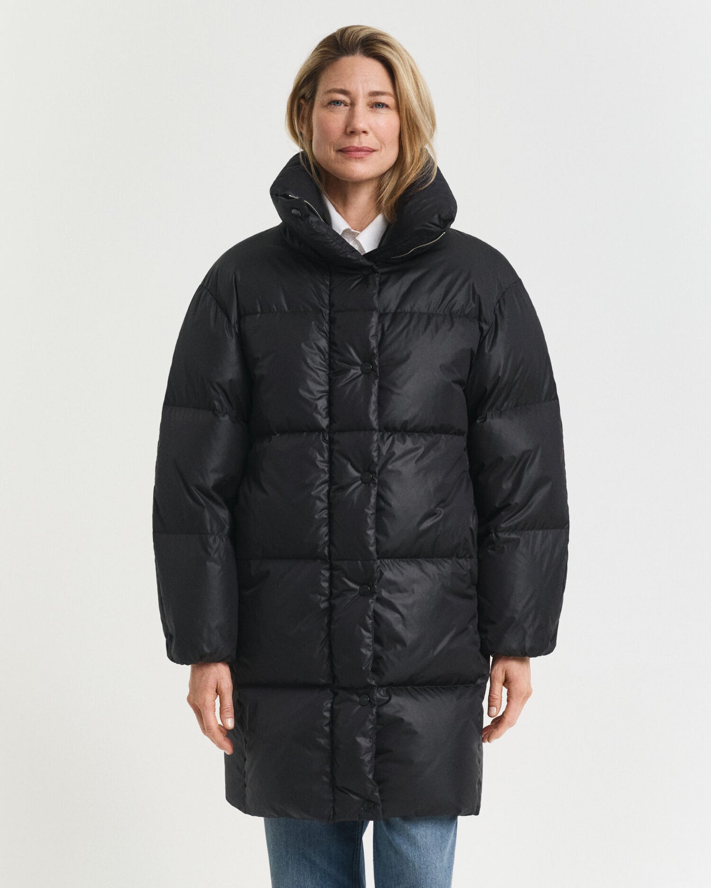 Relaxed Fit Down Coat