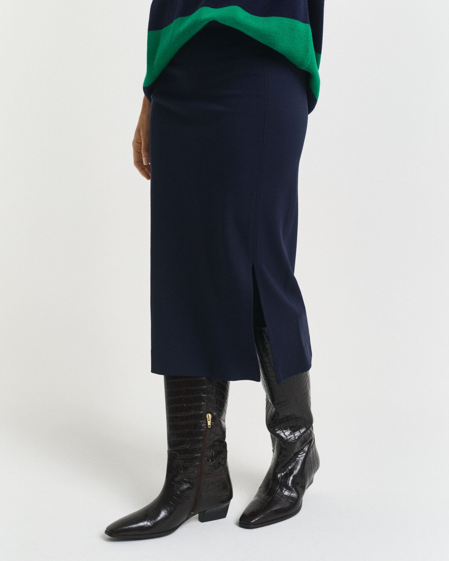 Jersey Pencil Skirt