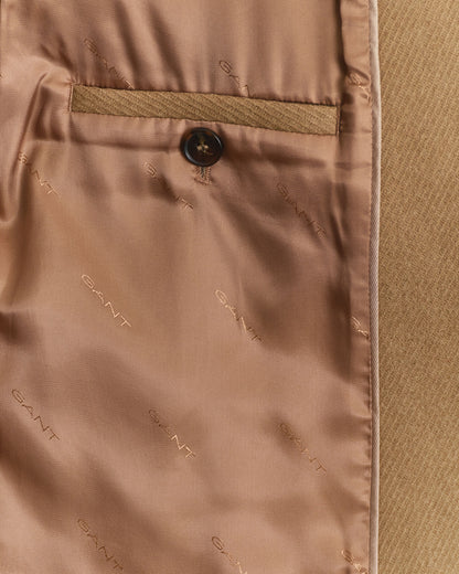 Wool Blend Short Car Coat