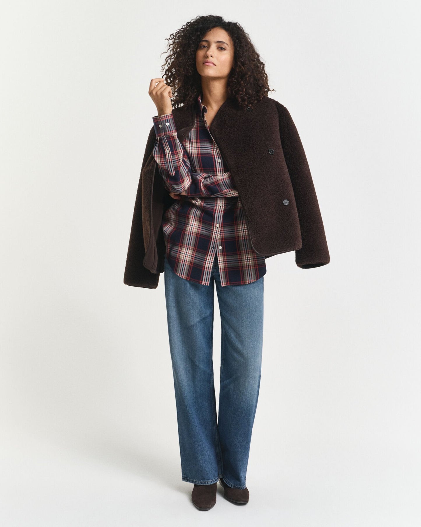 Relaxed Fit Checked Flannel Shirt