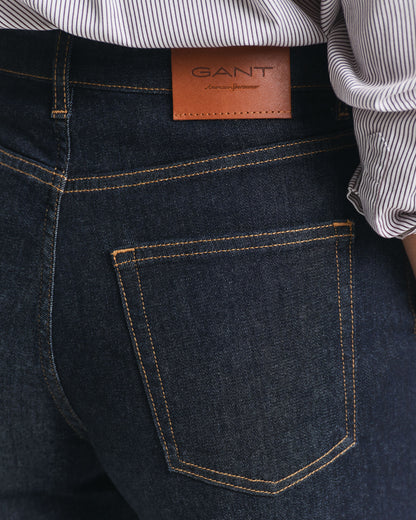 Wide Flared Tailored Jeans