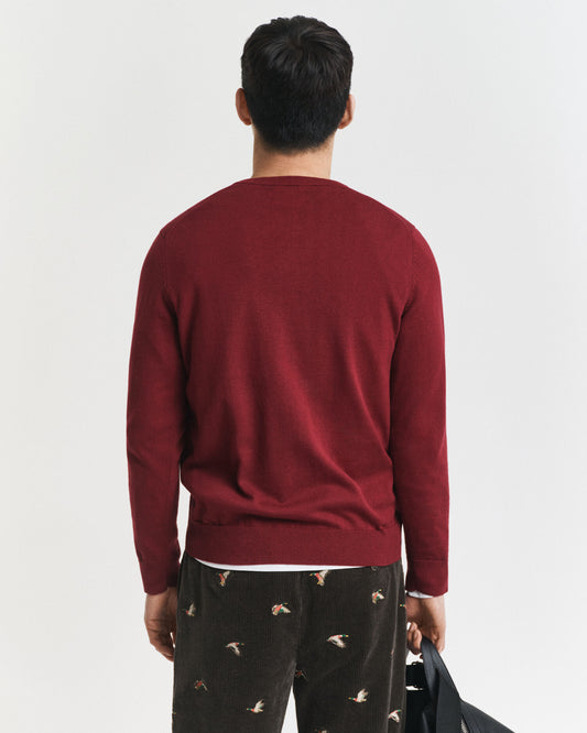 Classic Cotton V-Neck Sweater