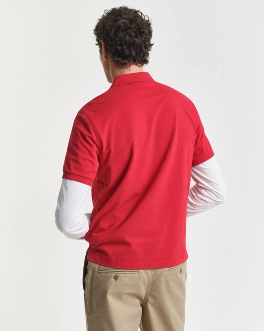 Regular Fit Shield Piqué Polo Shirt
