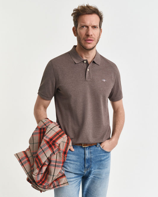 Regular Fit Shield Piqué Polo Shirt