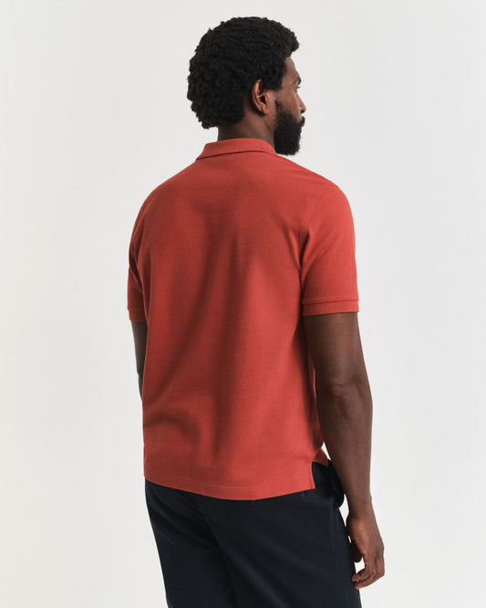 Regular Fit Shield Piqué Polo Shirt