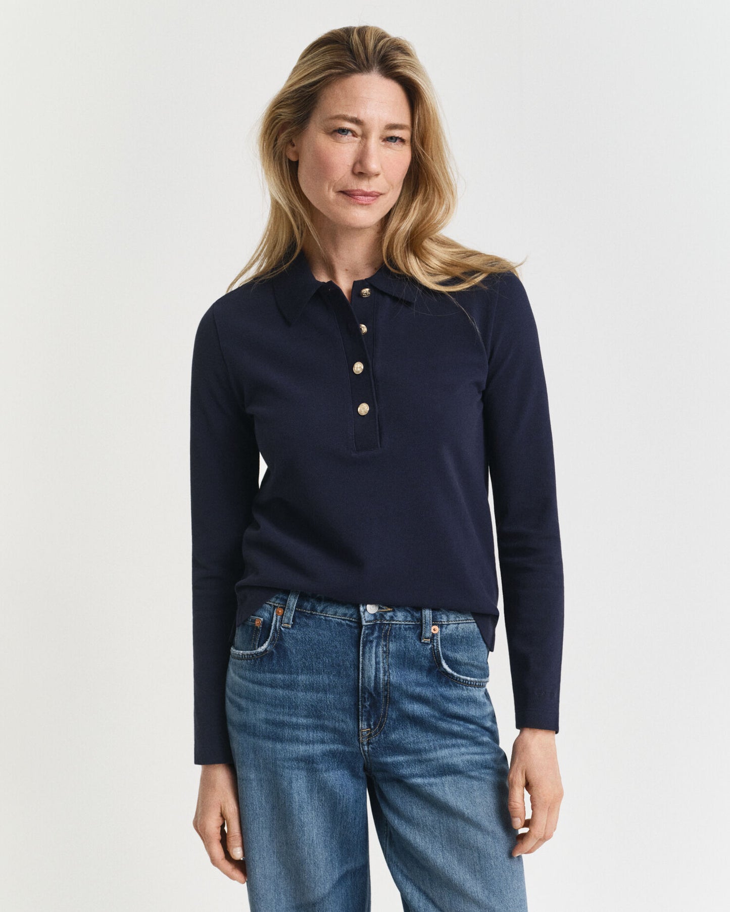 Long Sleeve Piqué Polo Shirt
