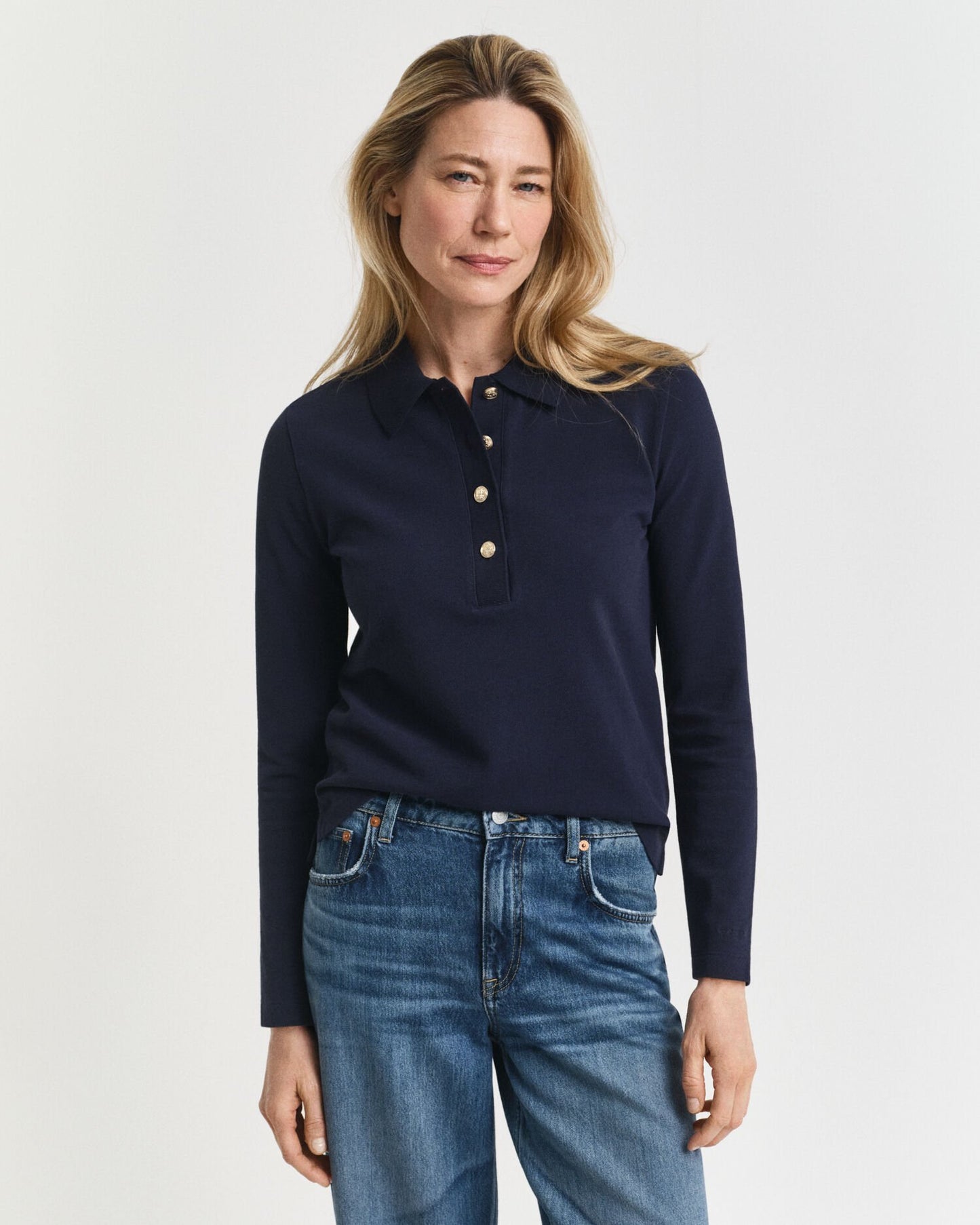 Long Sleeve Piqué Polo Shirt