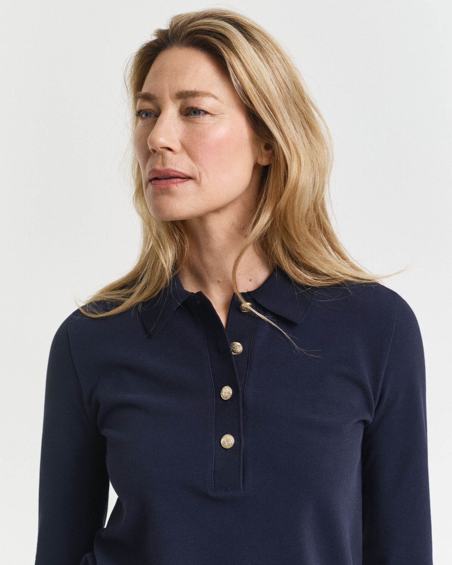 Long Sleeve Piqué Polo Shirt