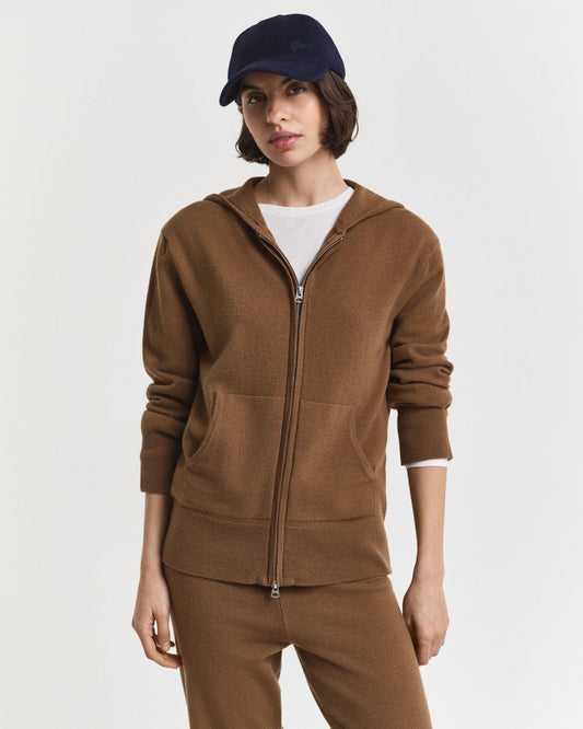 Superfine Lambswool Zip Hoodie