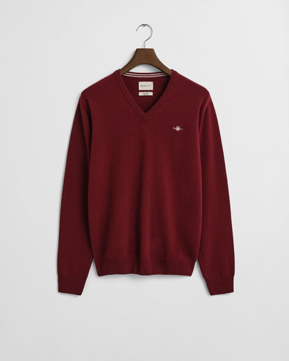 Superfine Lambswool V-Neck Sweater