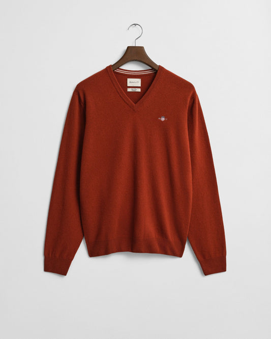 Superfine Lambswool V-Neck Sweater