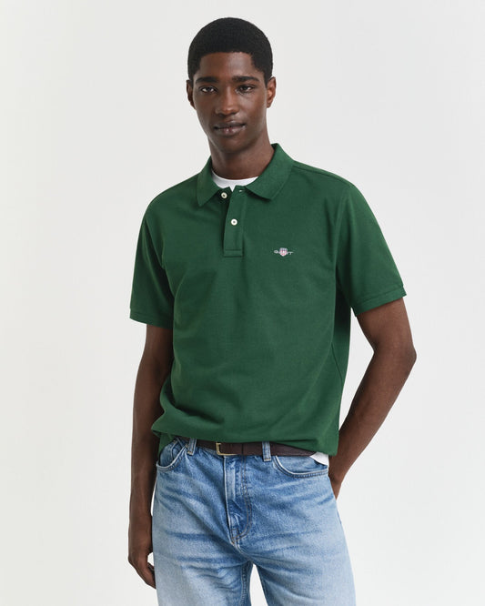 Regular Fit Shield Piqué Polo Shirt