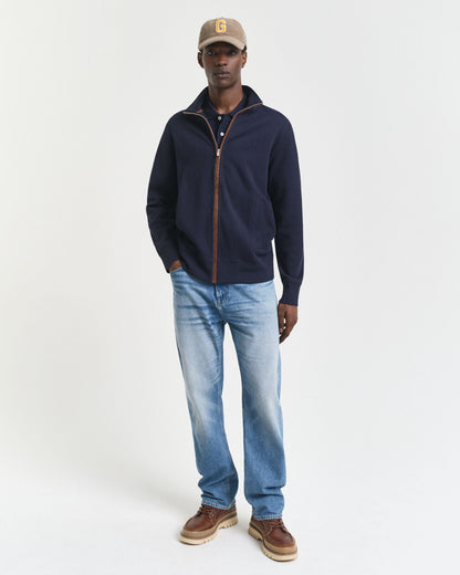 Sacker Rib Zip Cardigan