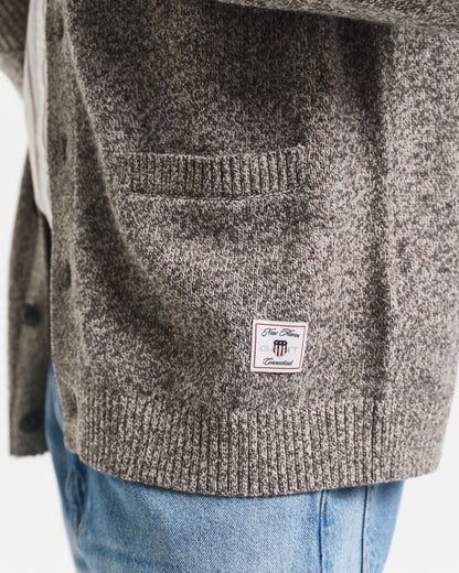 Wool Blend MoulineCardigan