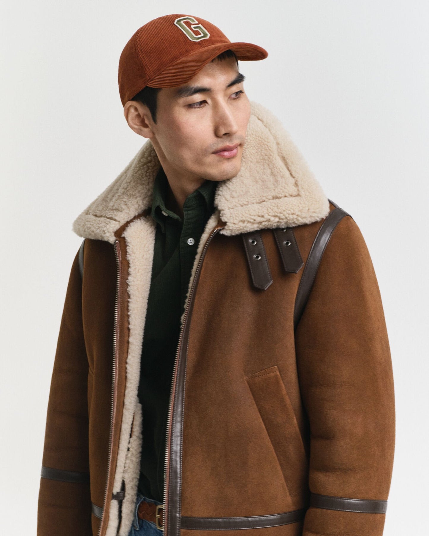 G Badge Corduroy Cap