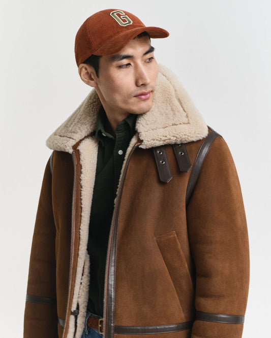 G Badge Corduroy Cap